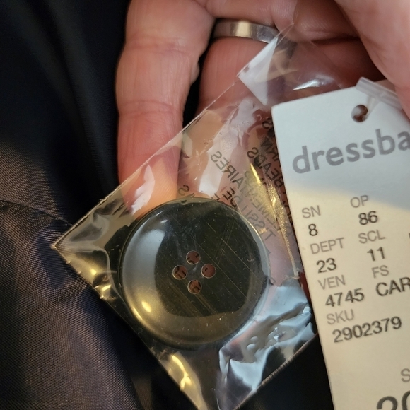 NWT Jones Studio Seperates Black White Striped Blazer Women's Size 20W Prep New - Picture 12 of 13